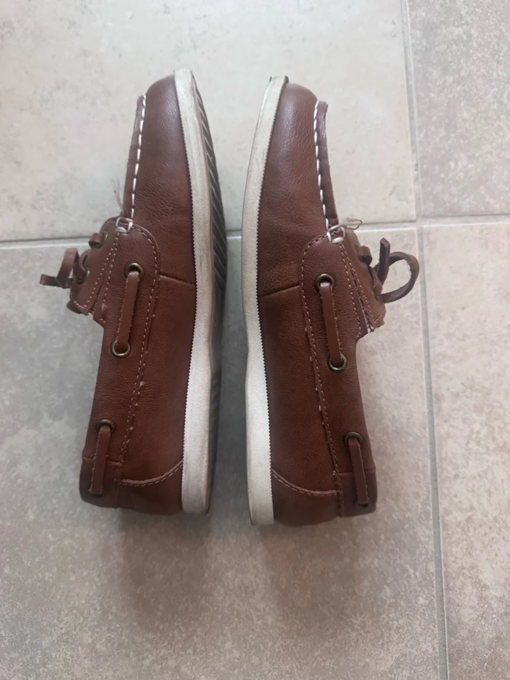 Cat & Jack Toddler Tan Moccasin Boat Shoes